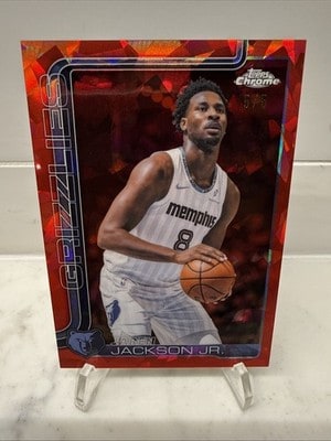 Jaren Jackson Jr. Red Sapphire serial 5 of 5
