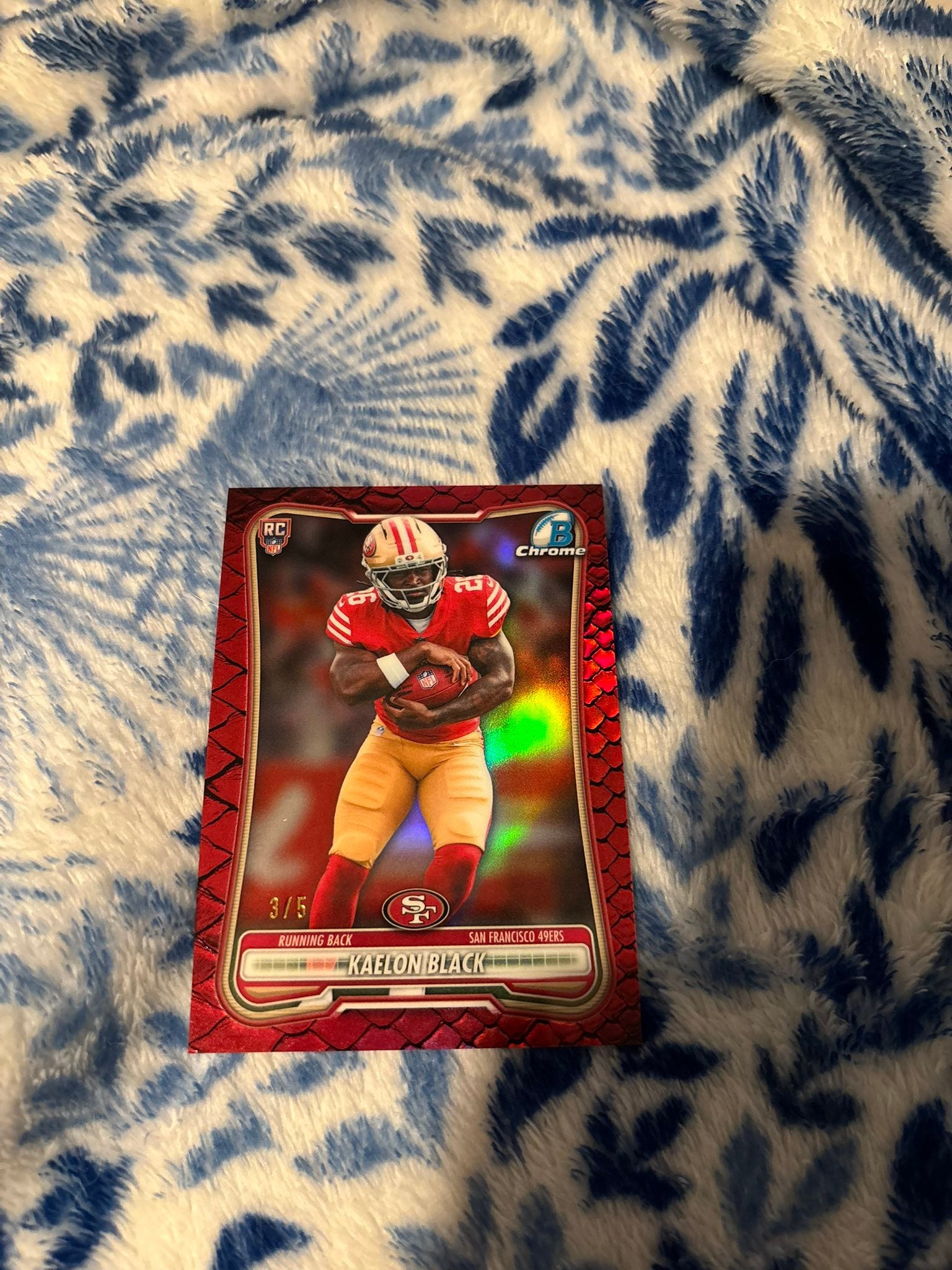 Kaelon Black Red Reptilian Refractor serial 3 of 5