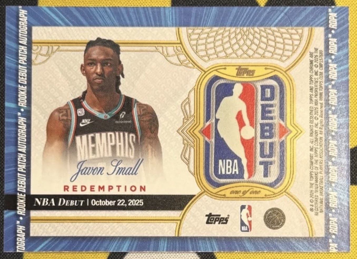 Javon Small Base serial 1 of 1
