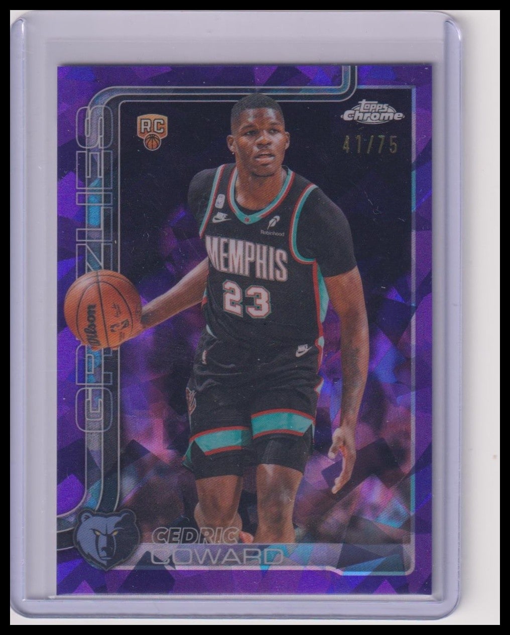 Cedric Coward Purple Sapphire serial 41 of 75
