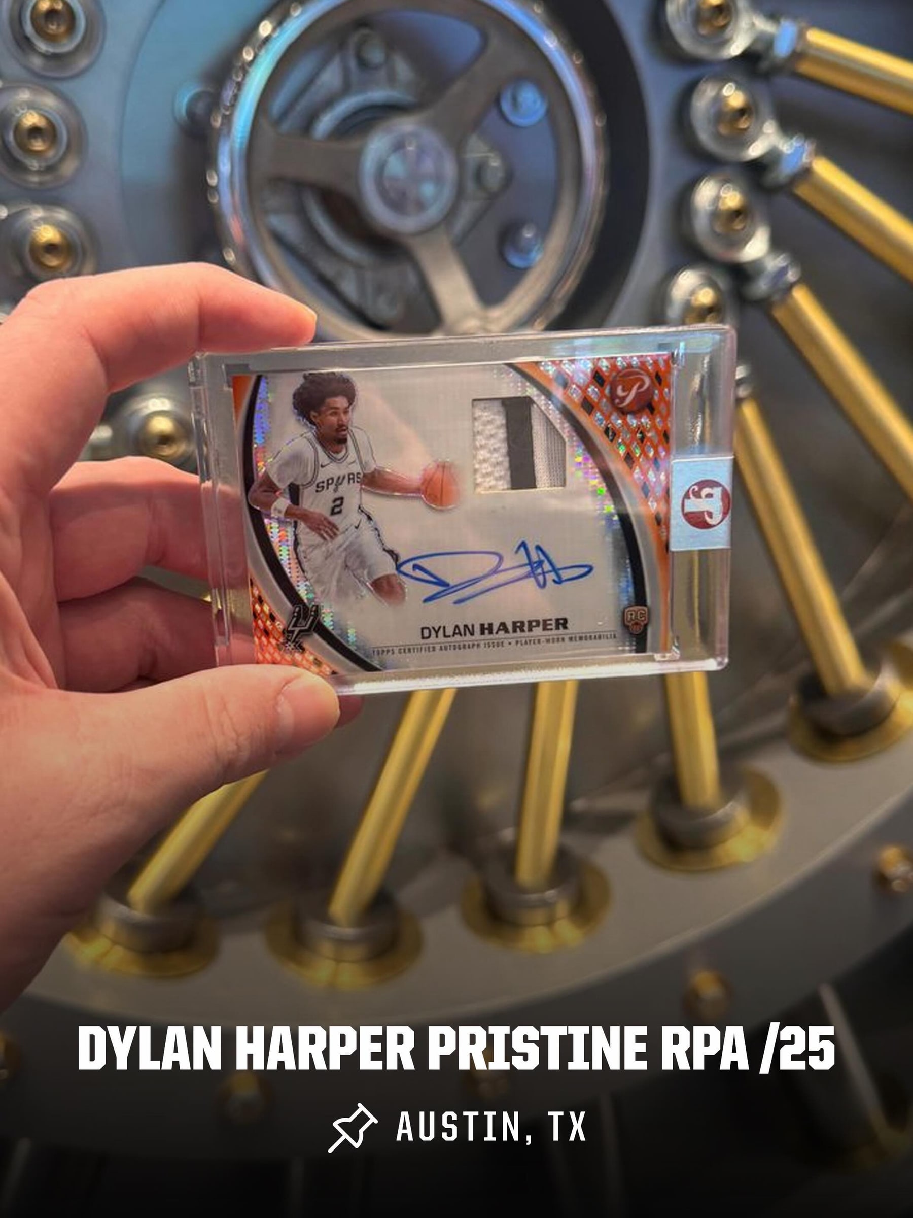 Dylan Harper Pristine Orange serial 11 of 25