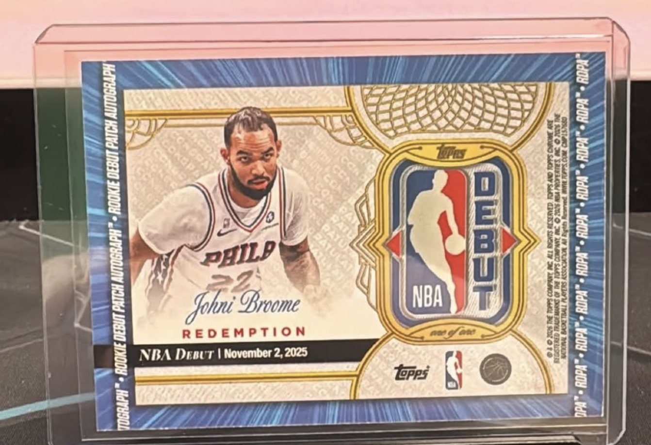 Johni Broome Base serial 1 of 1