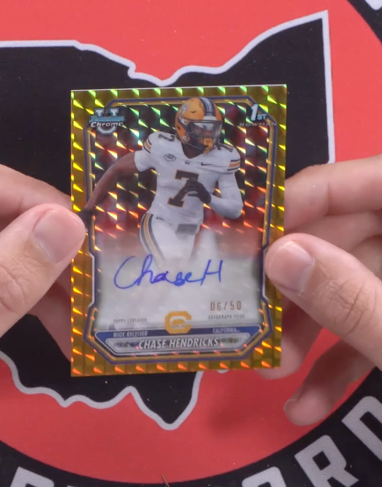 Chase Hendricks Gold Geometric serial 6 of 50
