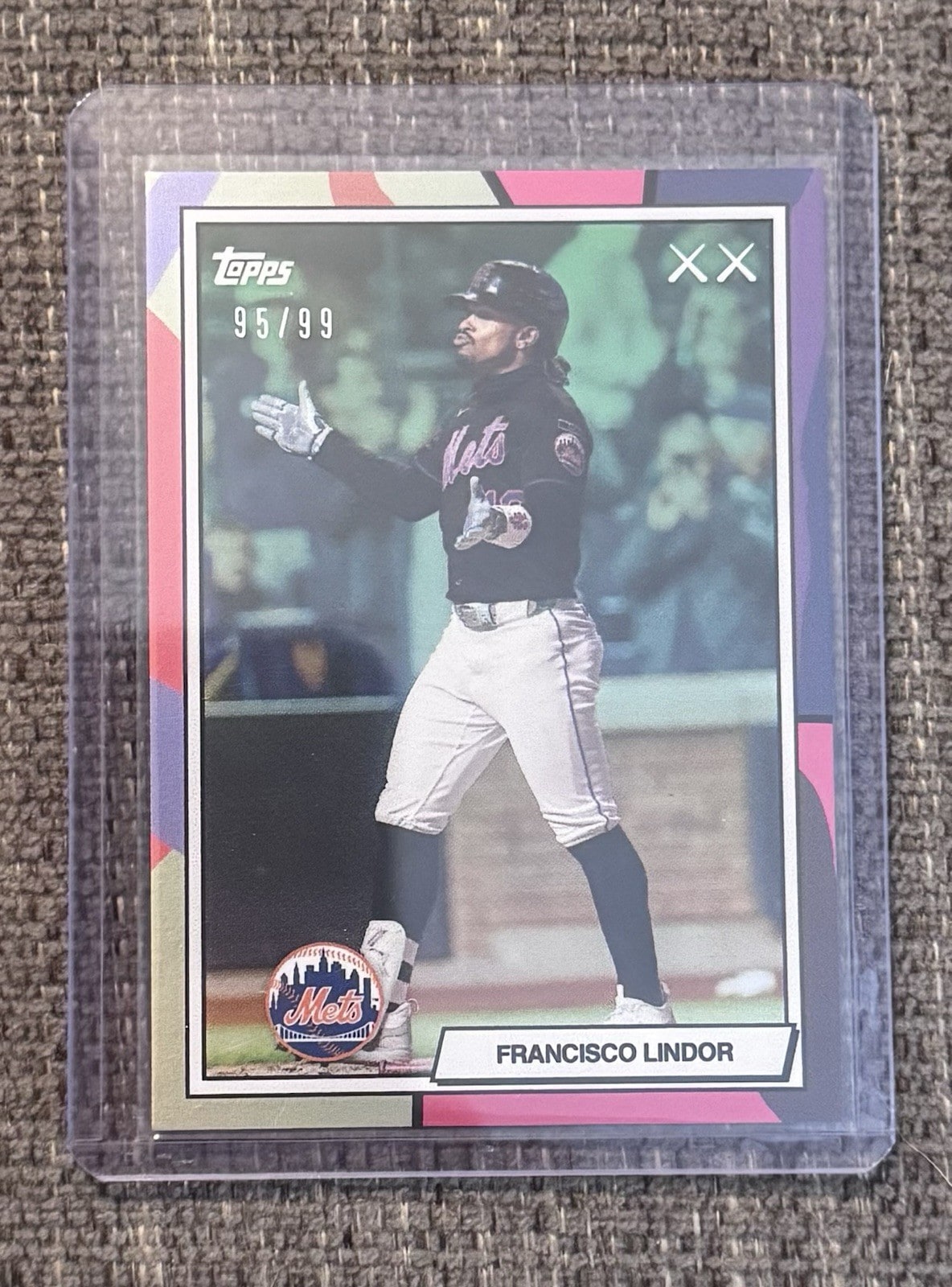 Francisco Lindor Green serial 95 of 99