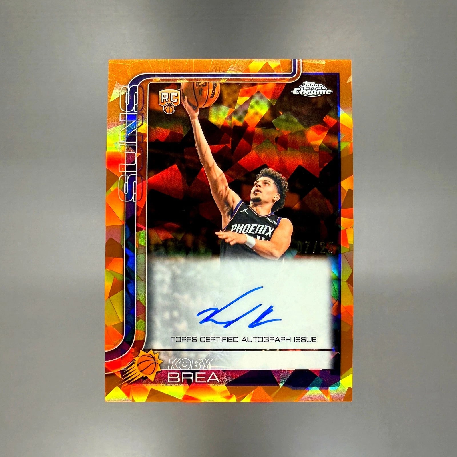 Koby Brea Orange Sapphire serial 7 of 25