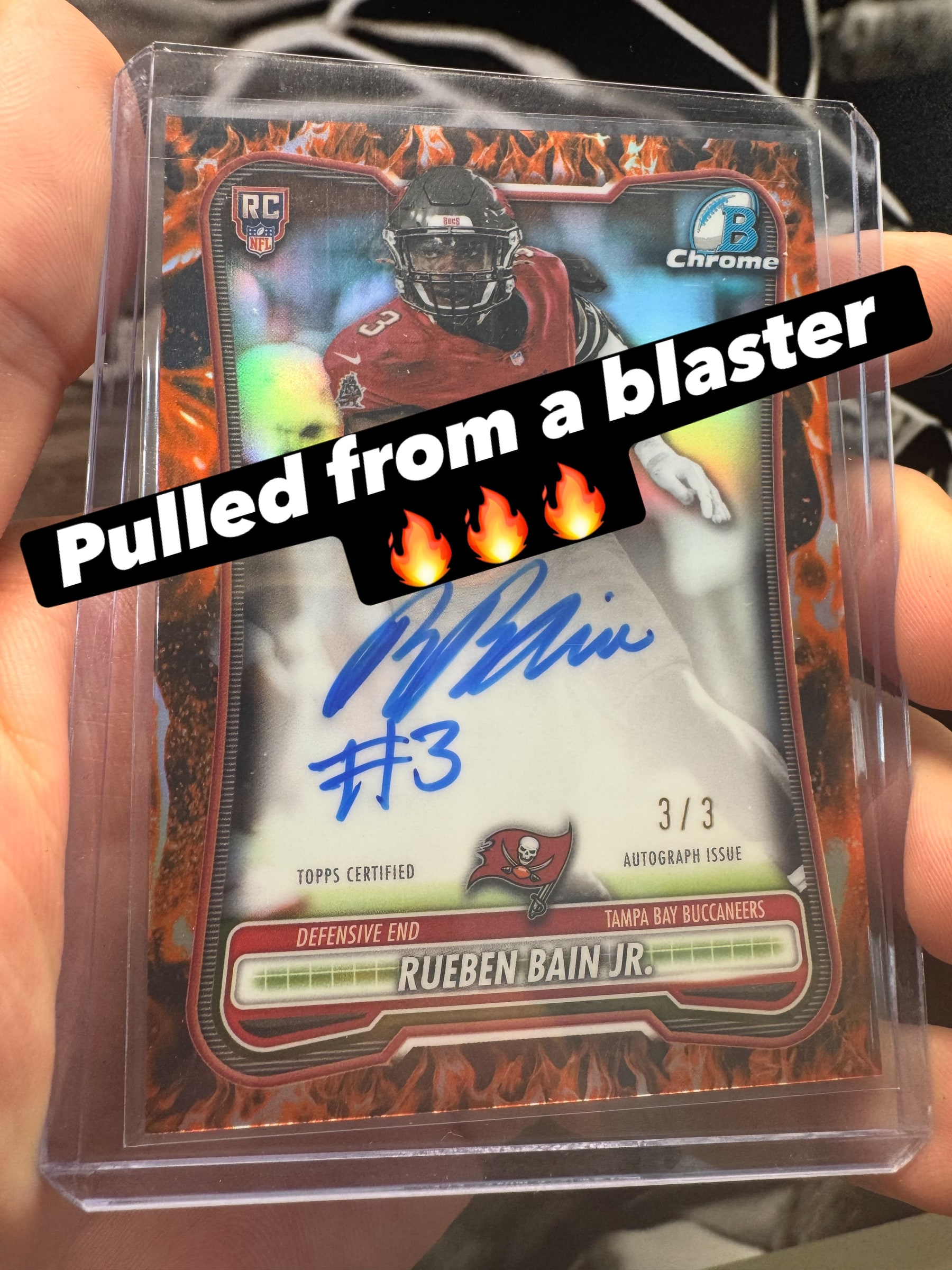 Rueben Bain Jr. Firefractor serial 3 of 3