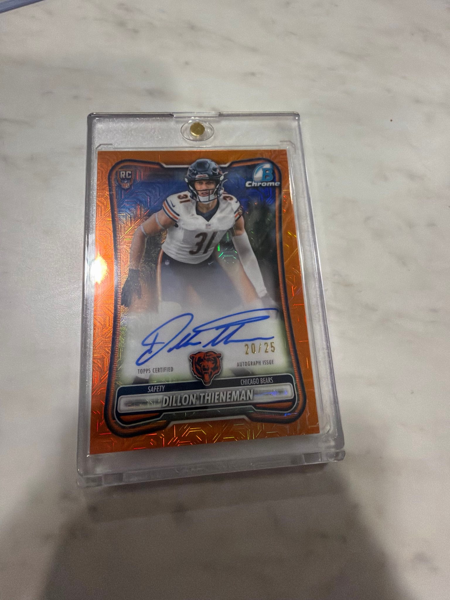 Dillon Thieneman Orange Mojo serial 20 of 25