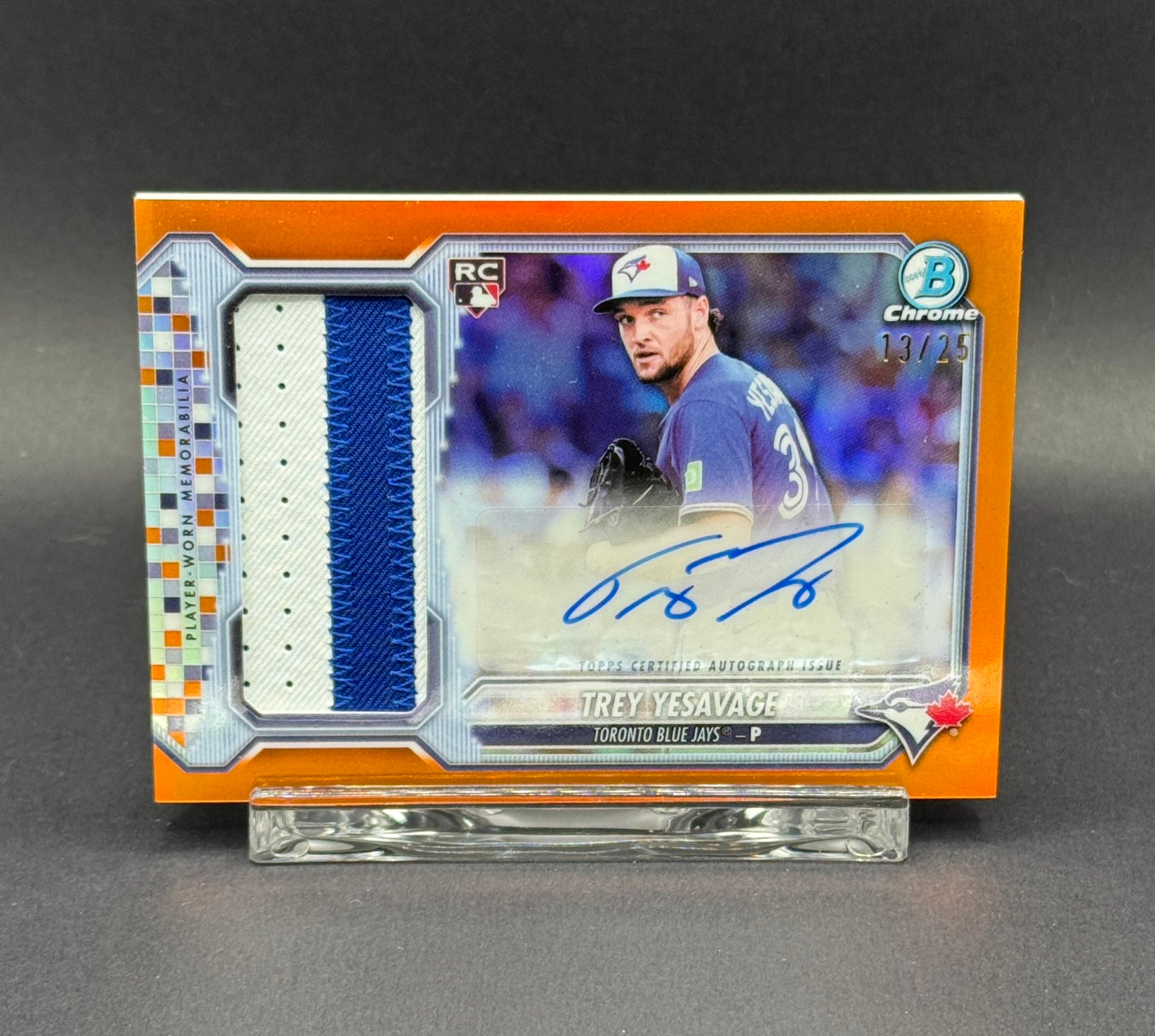 Trey Yesavage Orange serial 13 of 25