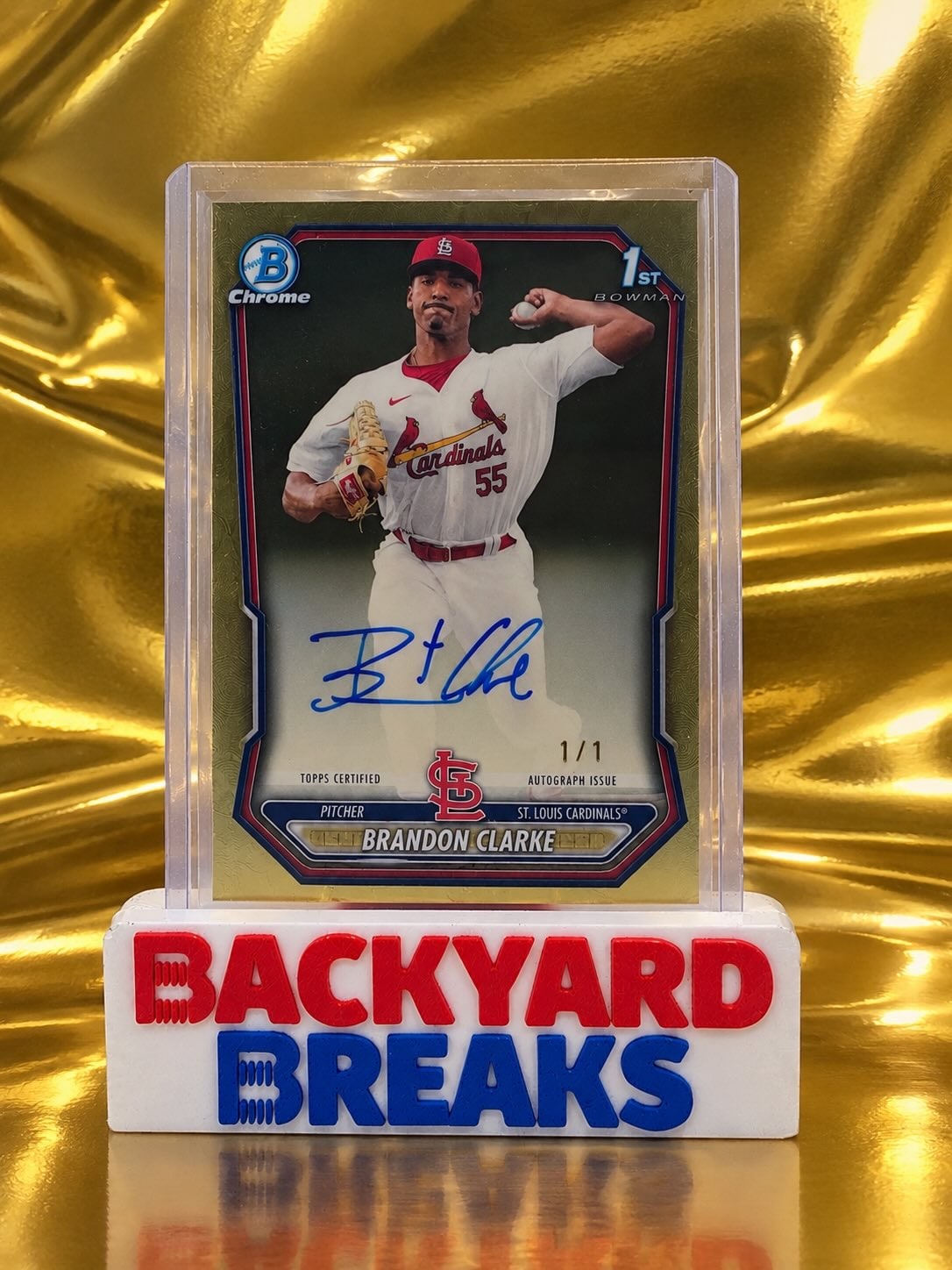 Brandon Clarke SuperFractor serial 1 of 1