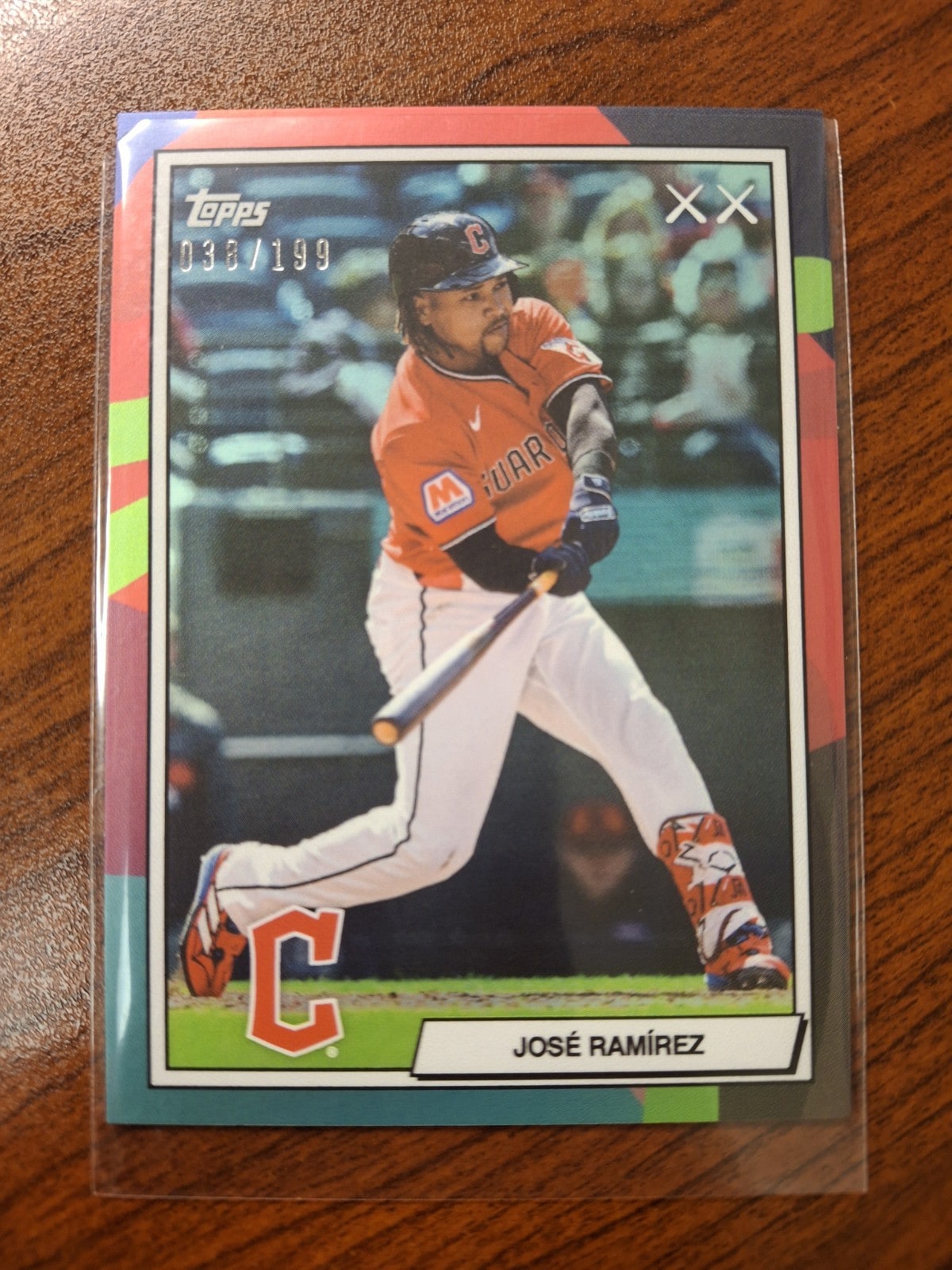 José Ramírez Aqua serial 38 of 199