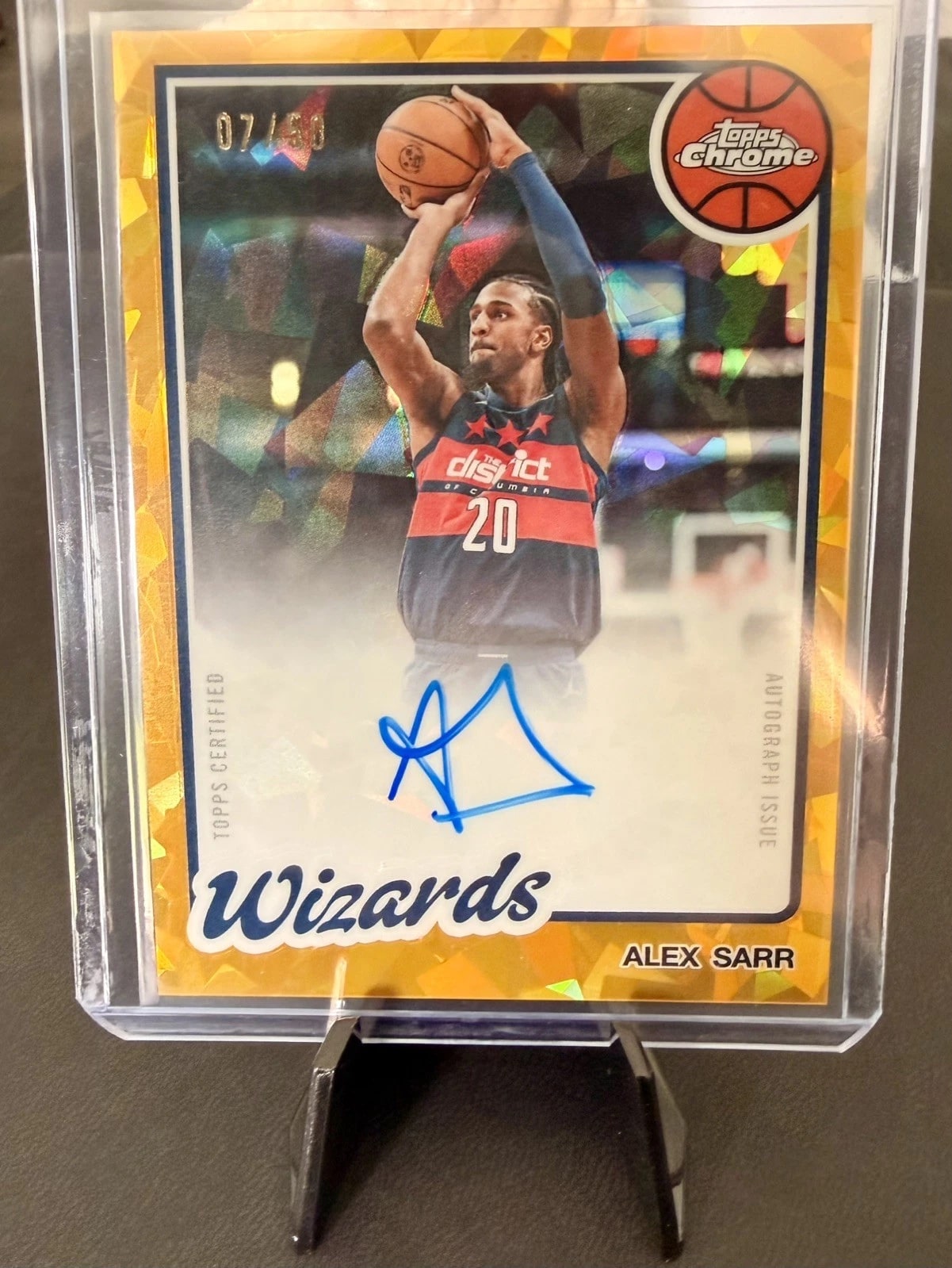 Alex Sarr Gold Sapphire serial 7 of 50