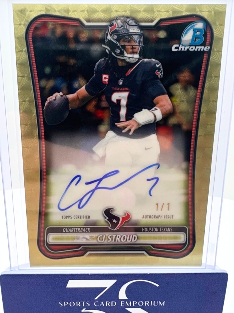 CJ Stroud SuperFractor serial 1 of 1