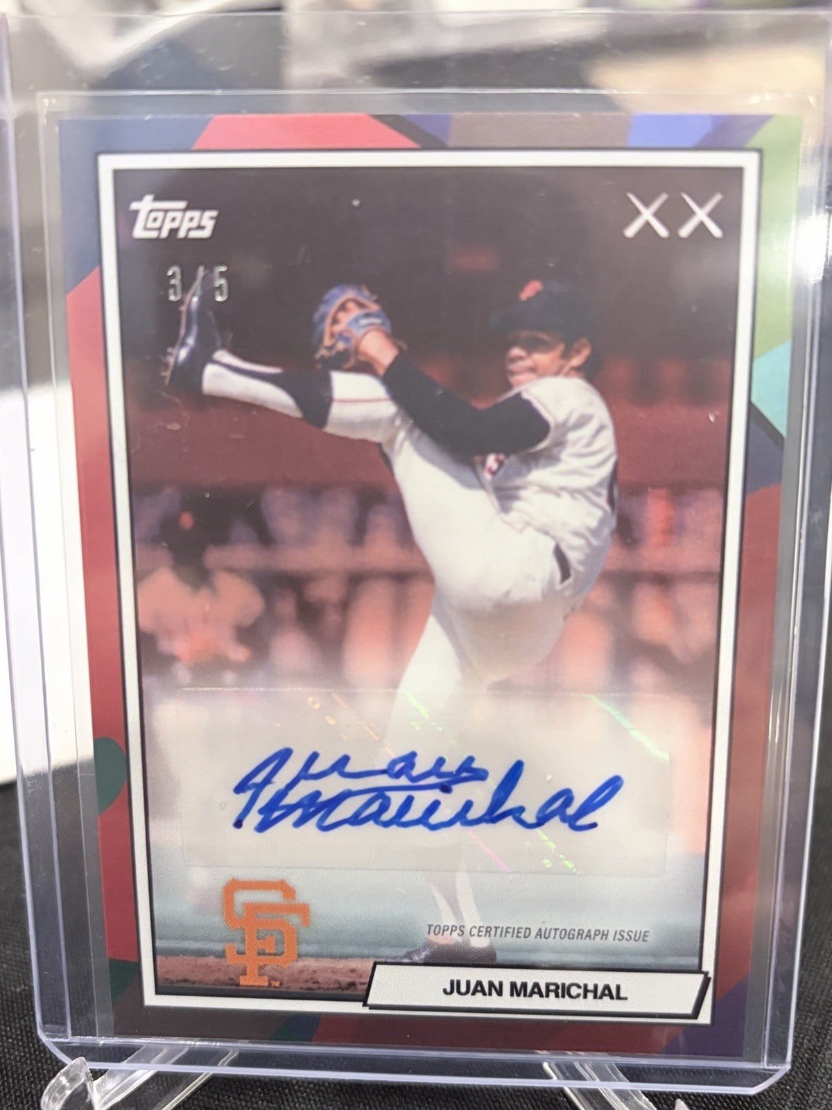 Juan Marichal Red serial 3 of 5