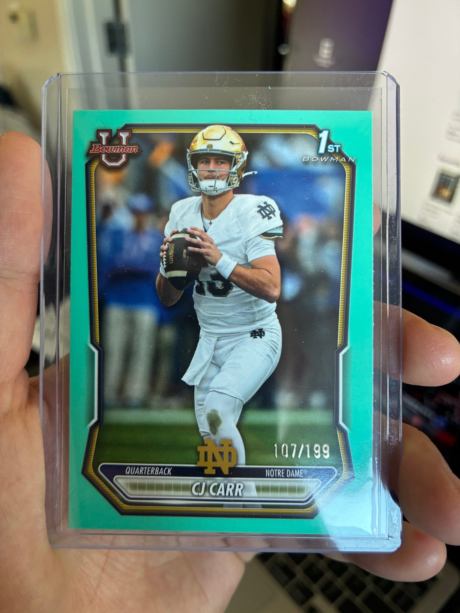 CJ Carr Aqua serial 107 of 199