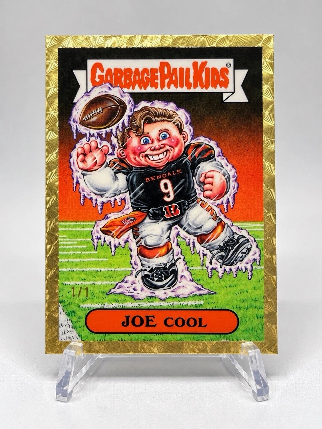 Joe Burrow SuperFractor serial 1 of 1
