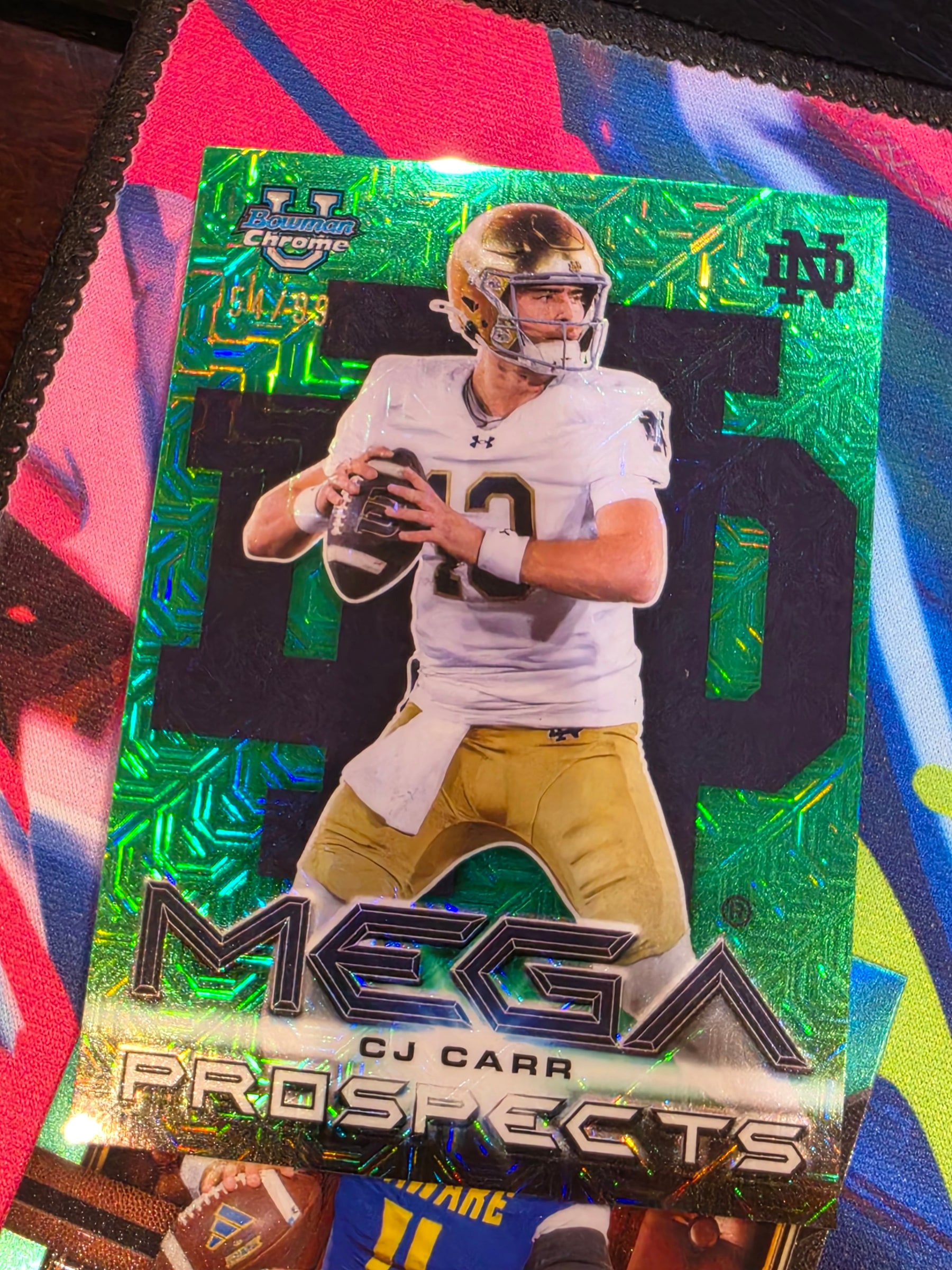 CJ Carr Green Mojo serial 54 of 99