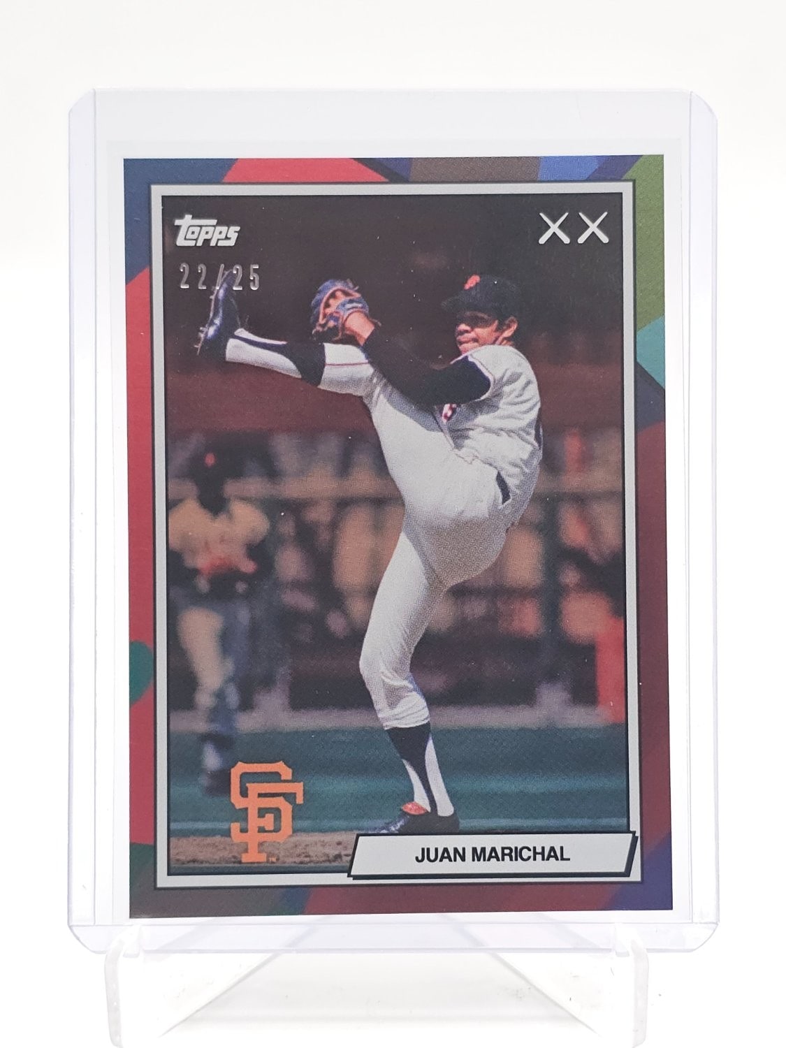 Juan Marichal Orange serial 22 of 25