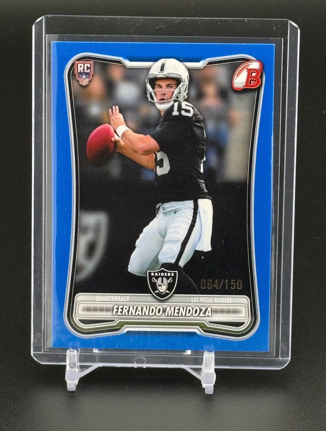 Fernando Mendoza Blue serial 64 of 150