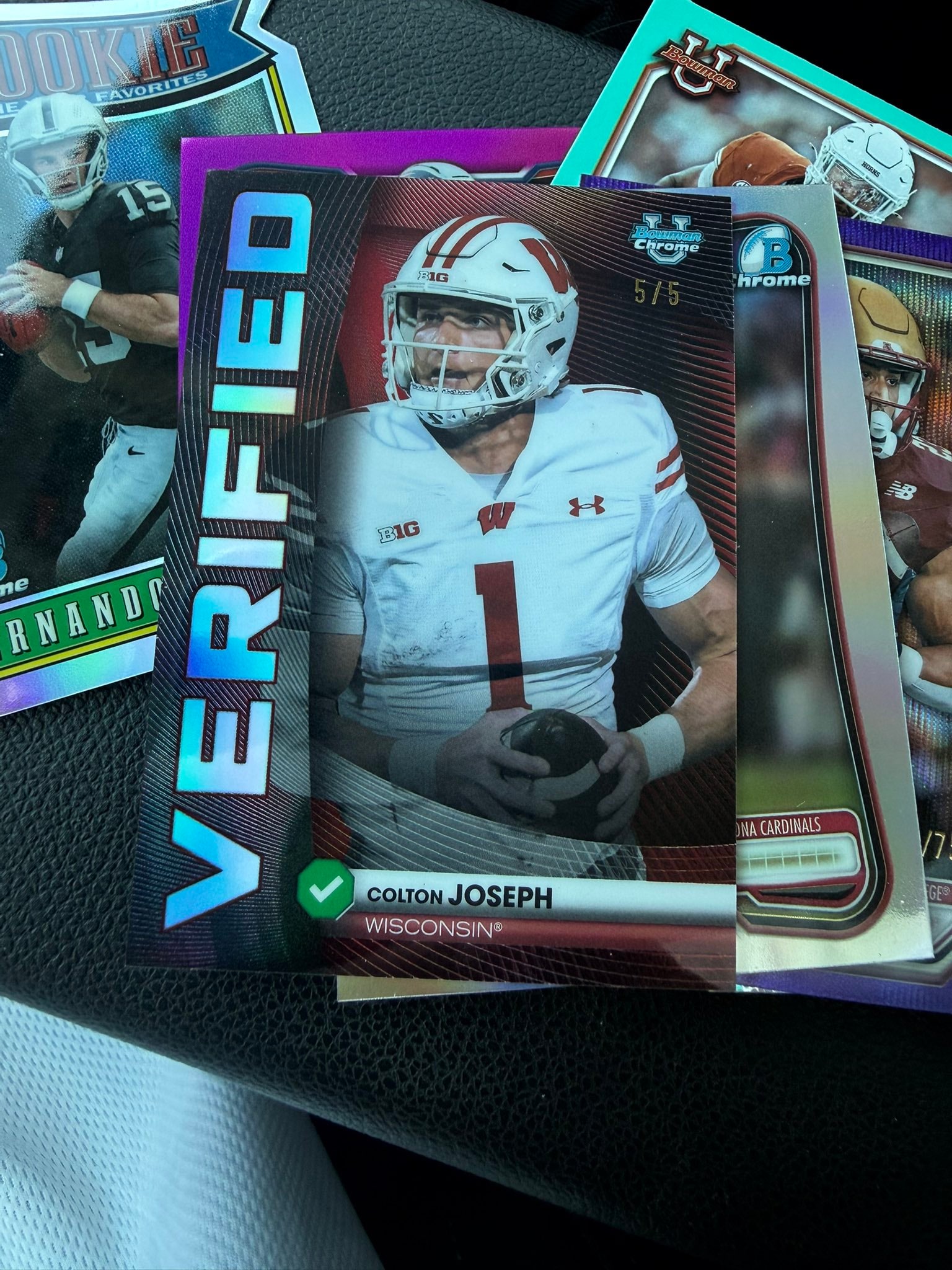 Colton Joseph Red Refractor serial 5 of 5