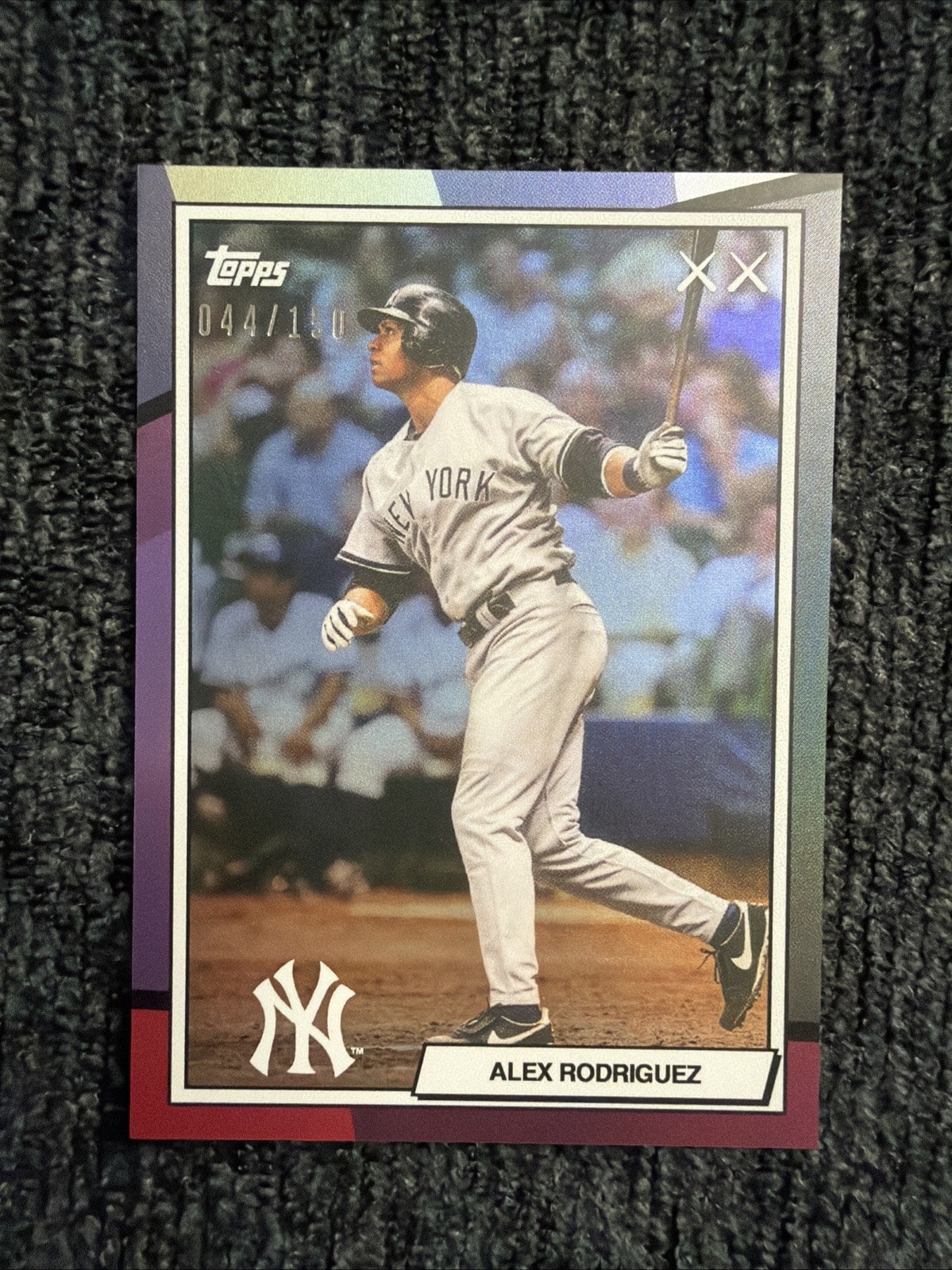 Alex Rodriguez Blue serial 44 of 150
