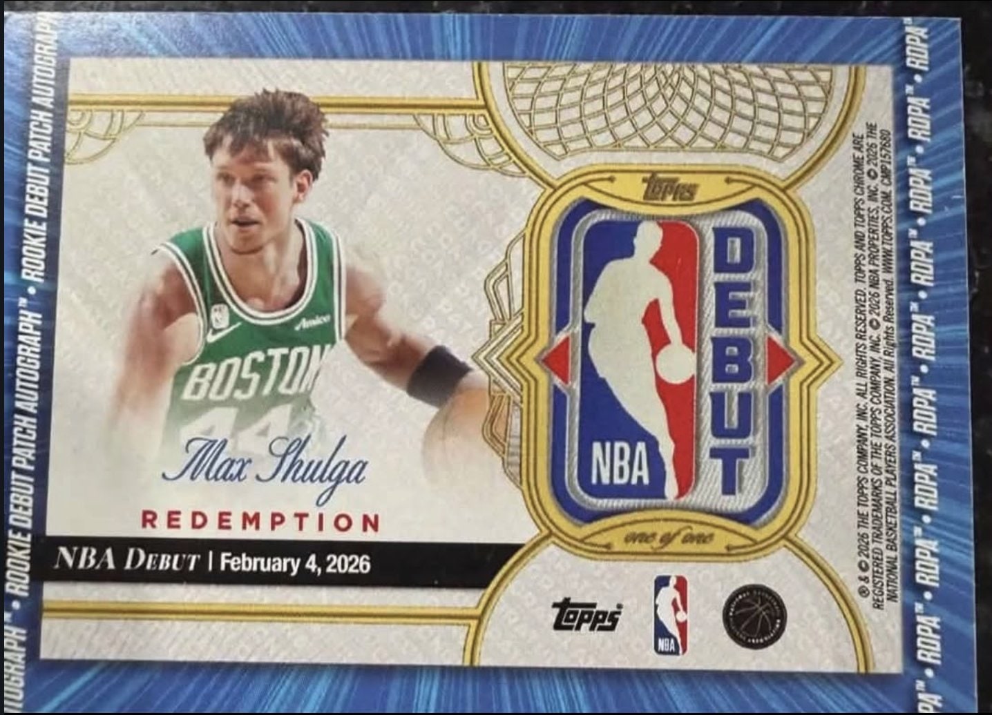 Max Shulga Base serial 1 of 1