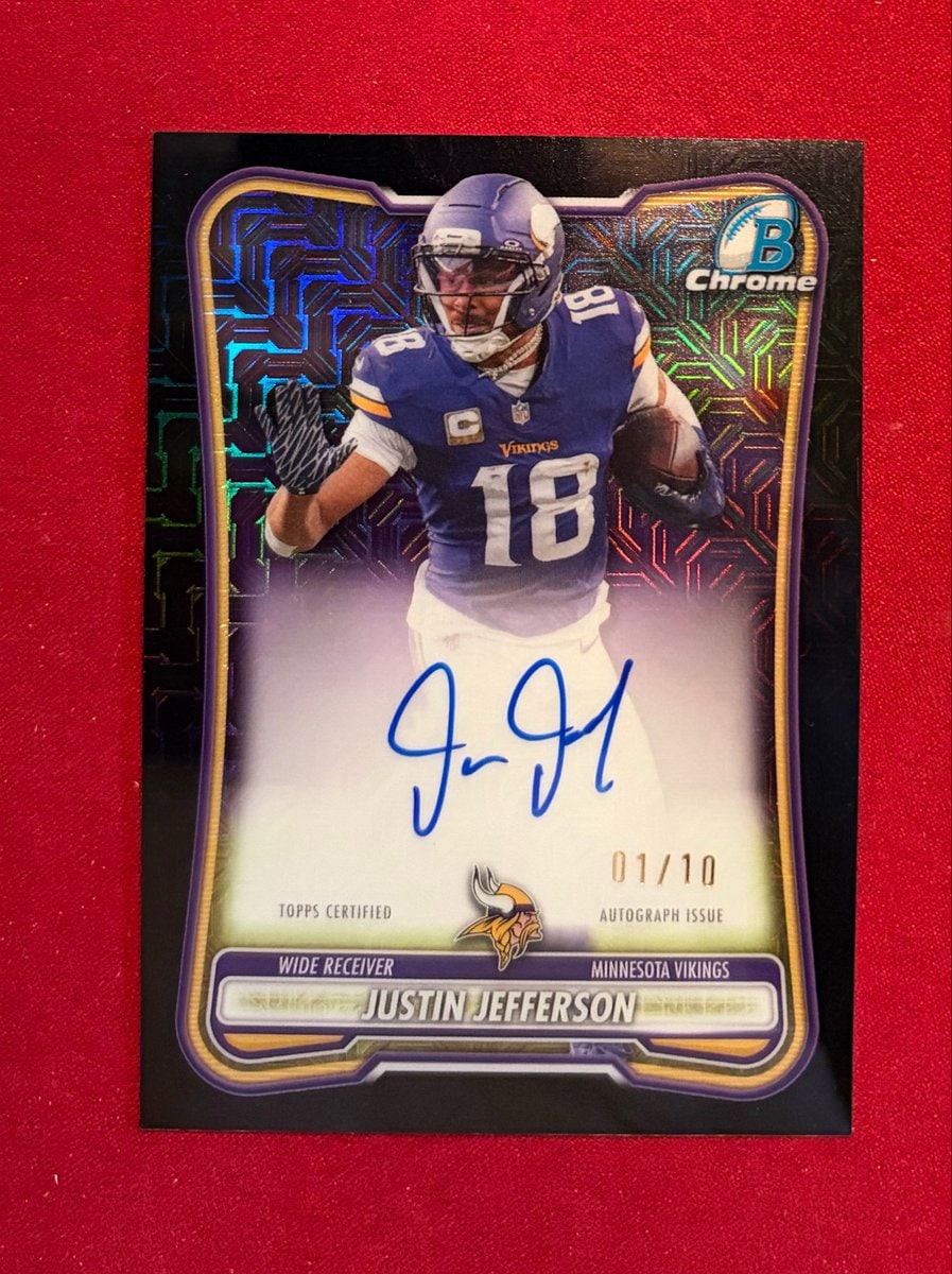 Justin Jefferson Black Mojo serial 1 of 10