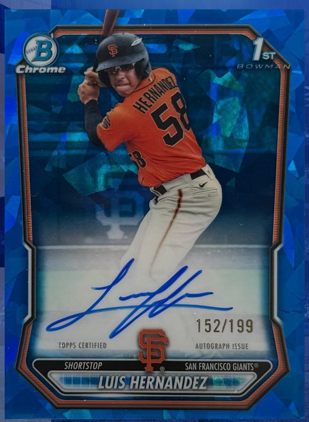 Luis Hernandez Base serial 152 of 199