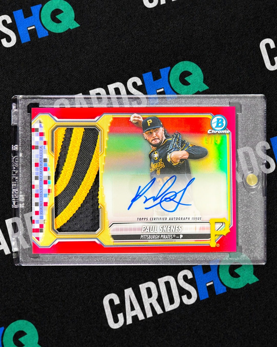 Paul Skenes Red serial 5 of 5