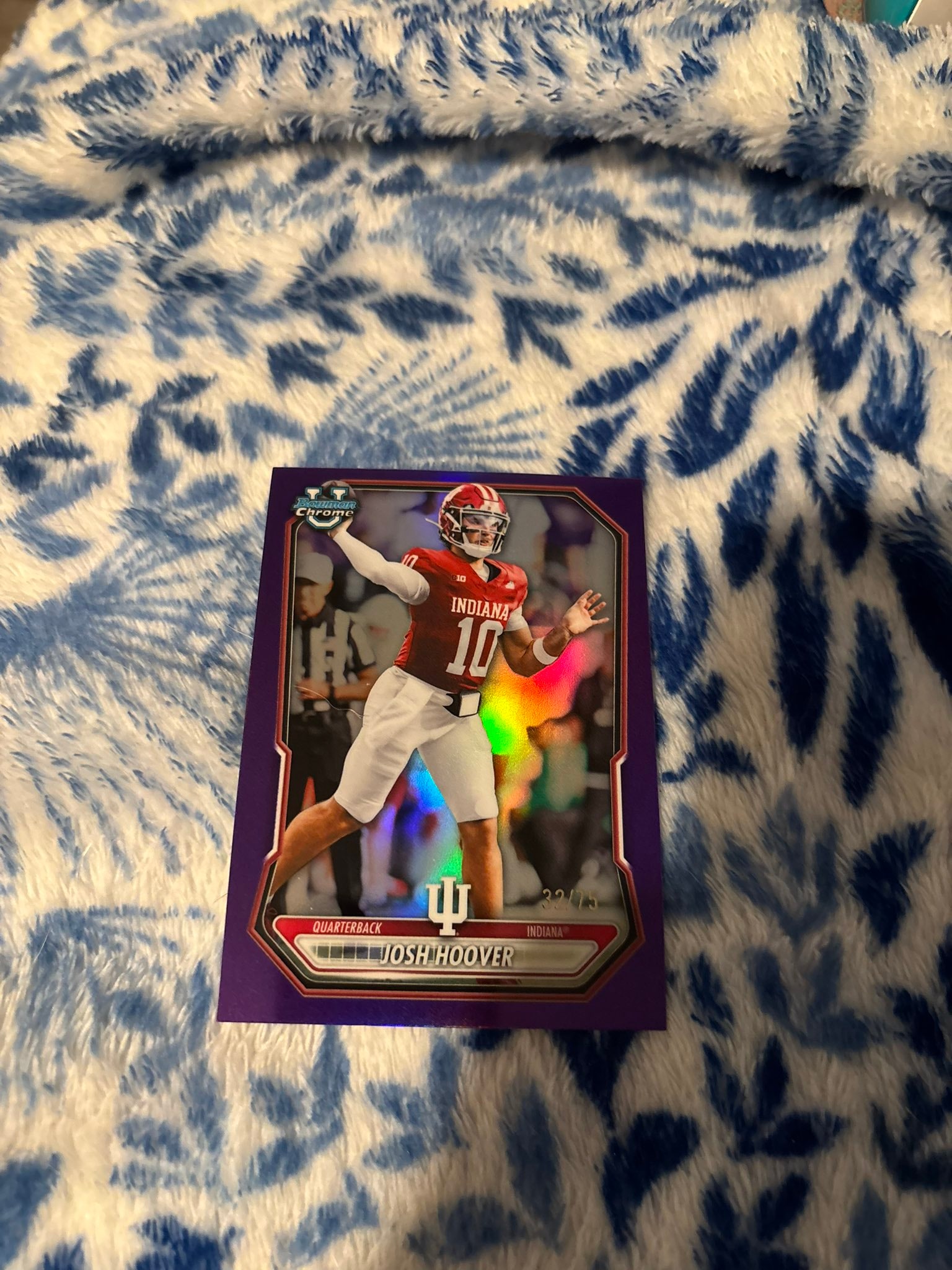 Josh Hoover Purple serial 32 of 75