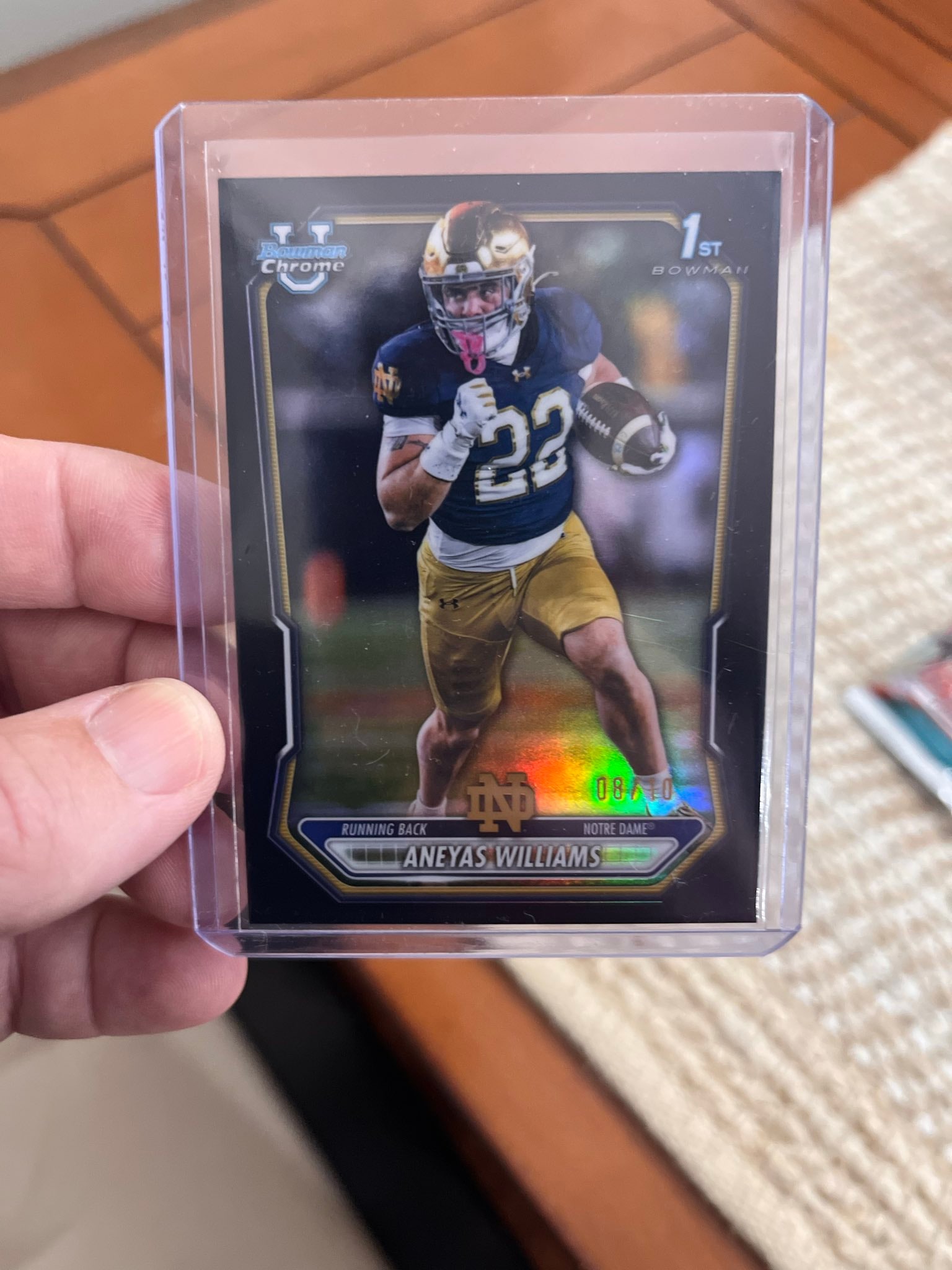 Aneyas Williams Black Refractor serial 8 of 10