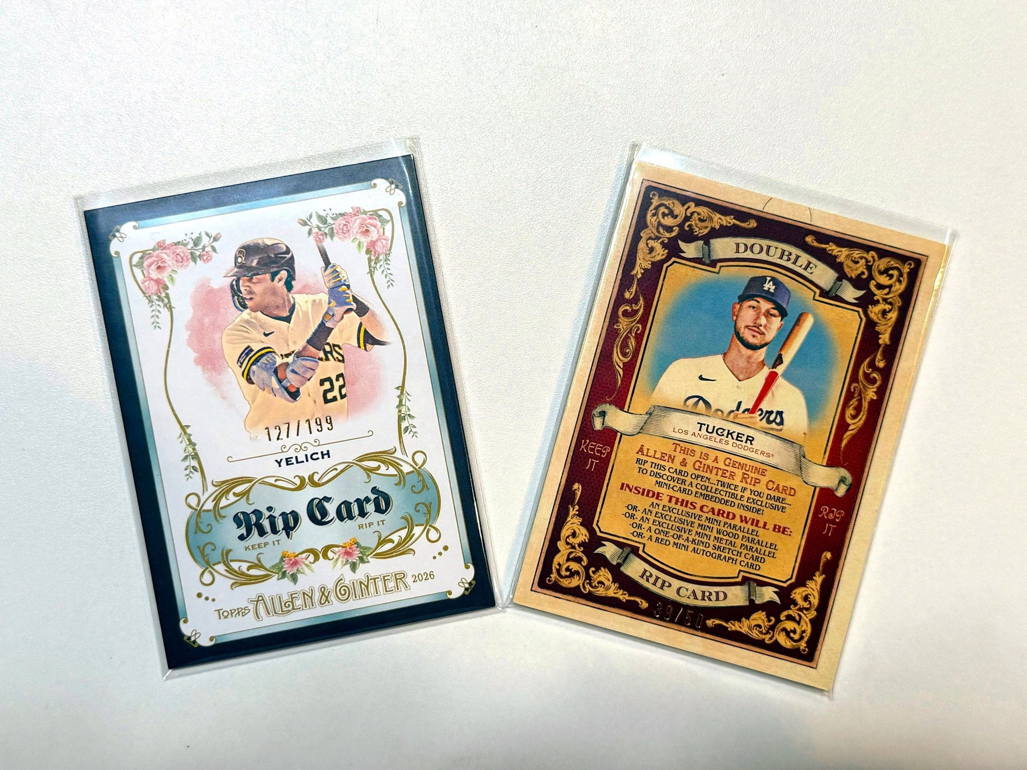 Christian Yelich Base serial 127 of 199