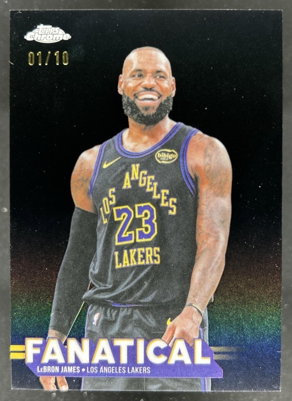 LeBron James Black serial 1 of 10
