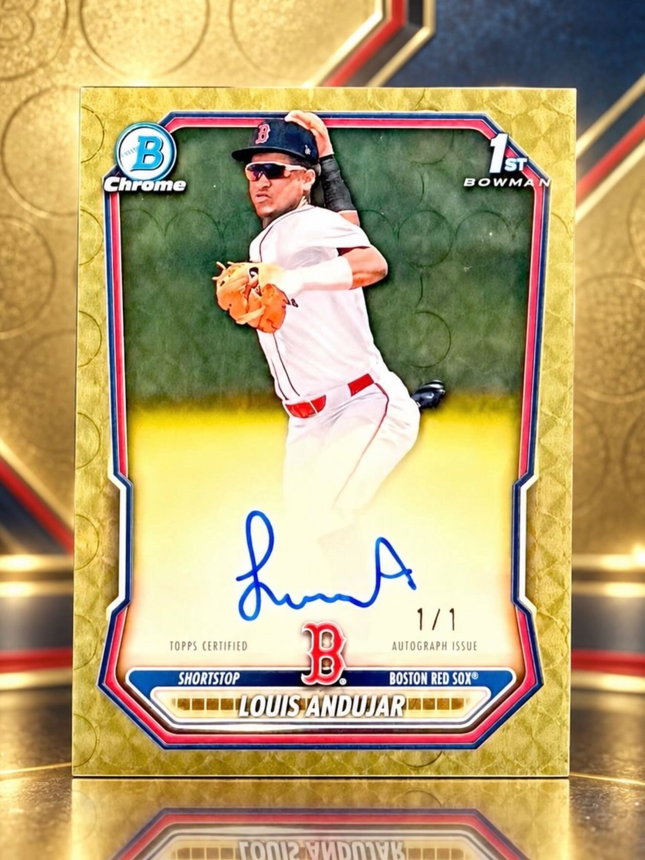 Louis Andujar SuperFractor serial 1 of 1