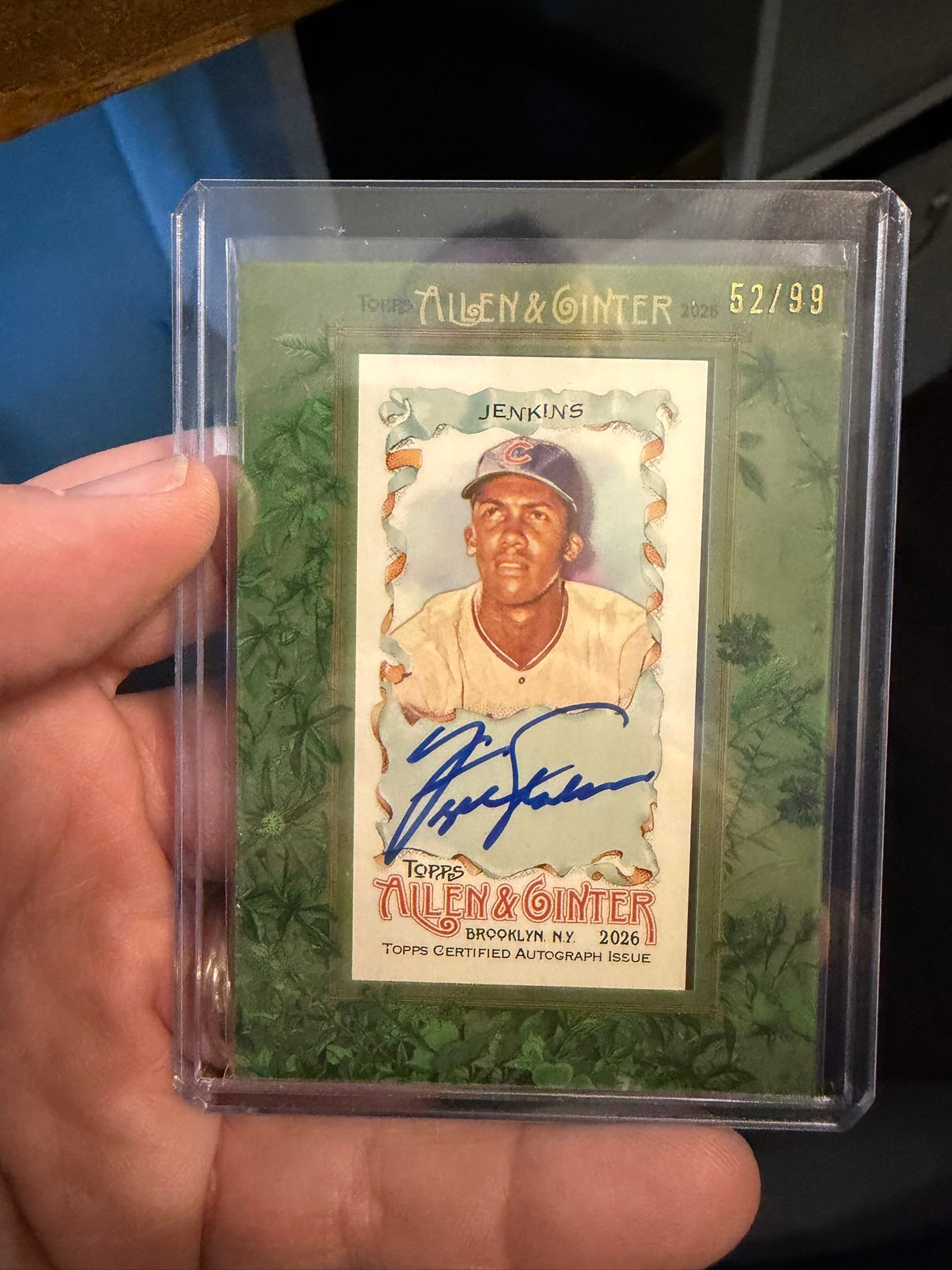 Fergie Jenkins Green Frame serial 52 of 99