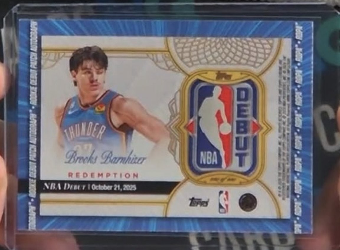 Brooks Barnhizer Base serial 1 of 1