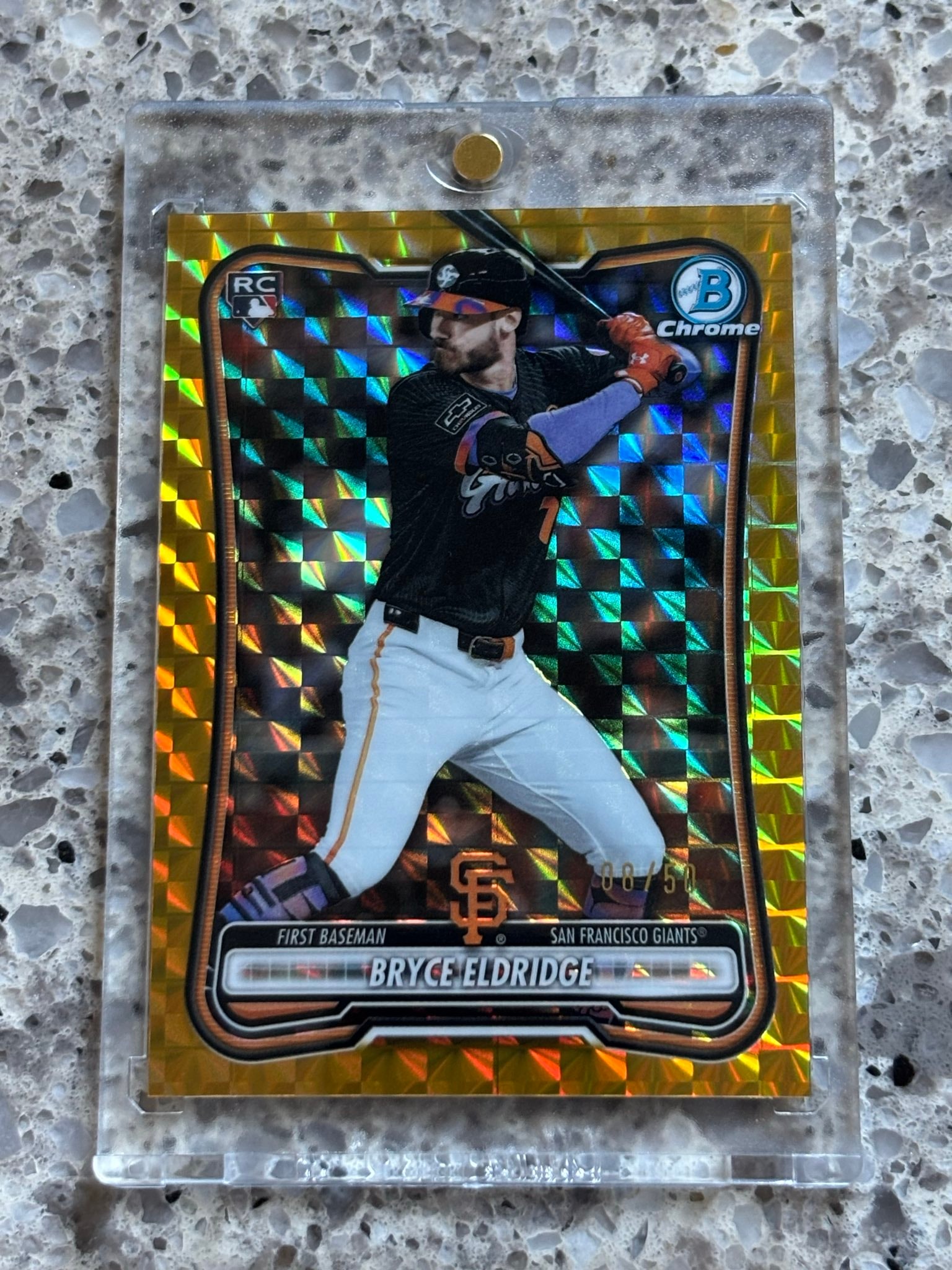 Bryce Eldridge Gold Geometric serial 8 of 50