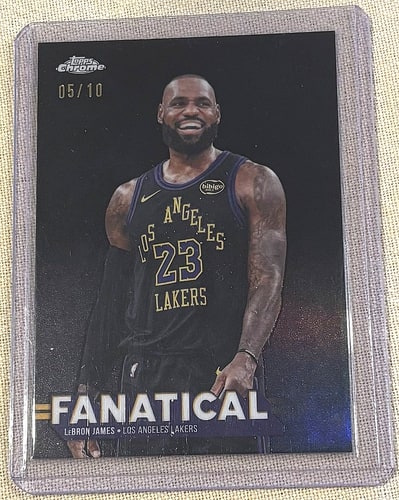 LeBron James Black serial 5 of 10