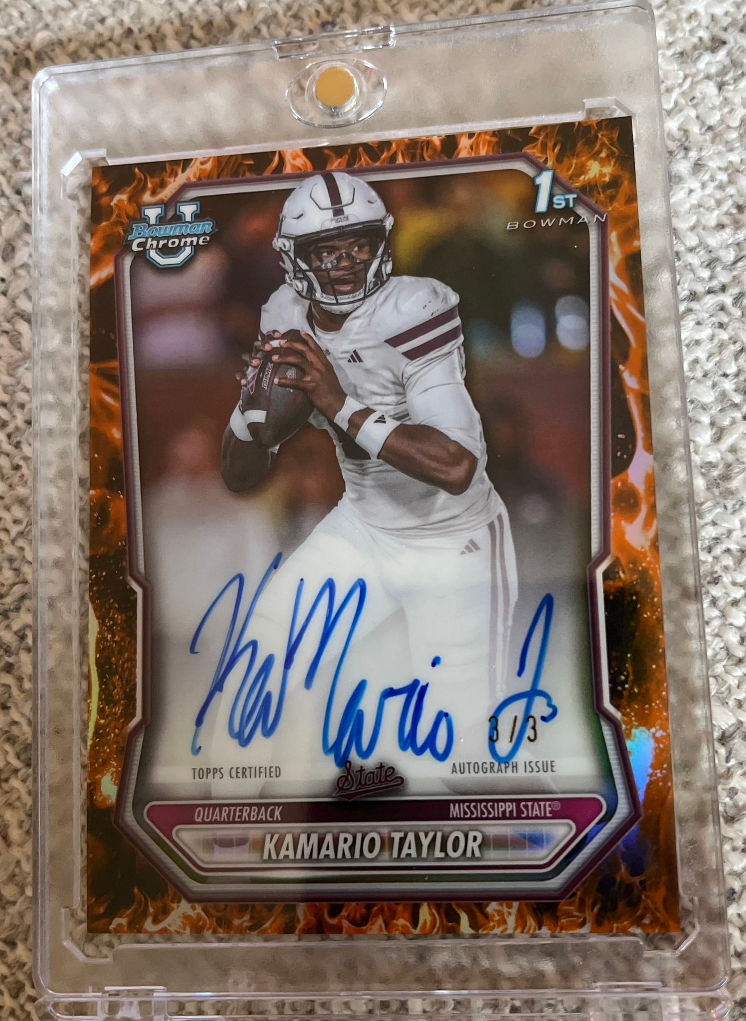 Kamario Taylor Firefractor serial 3 of 3