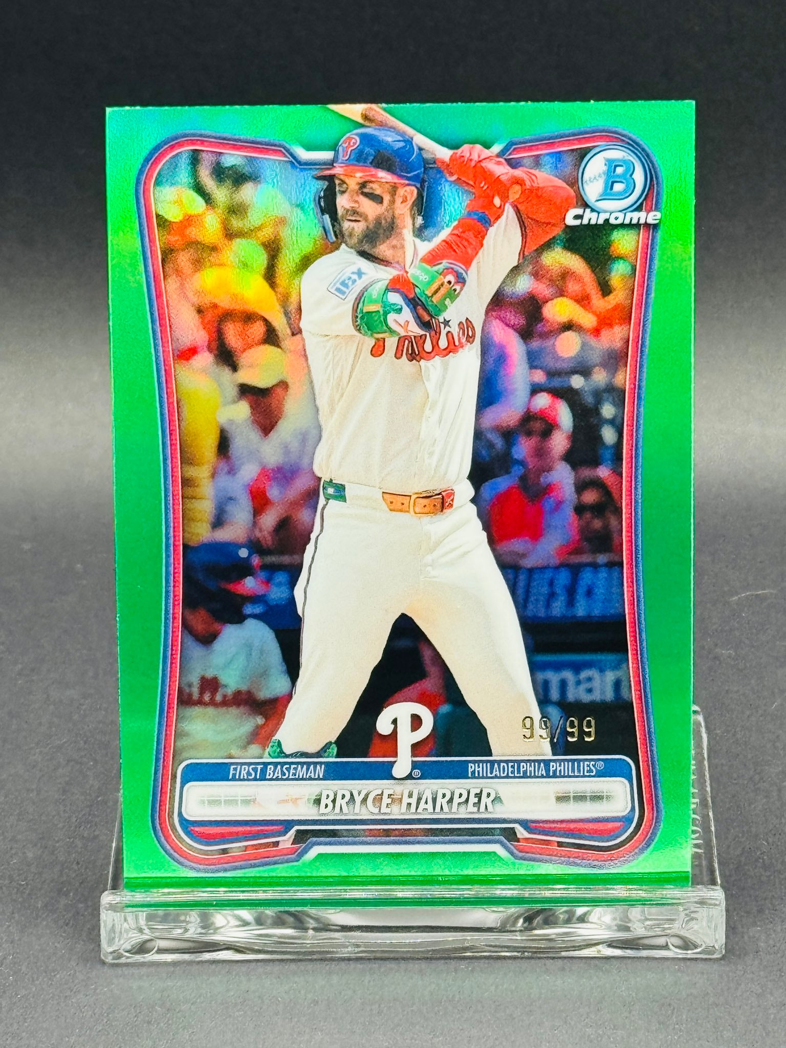 Bryce Harper Green serial 99 of 99