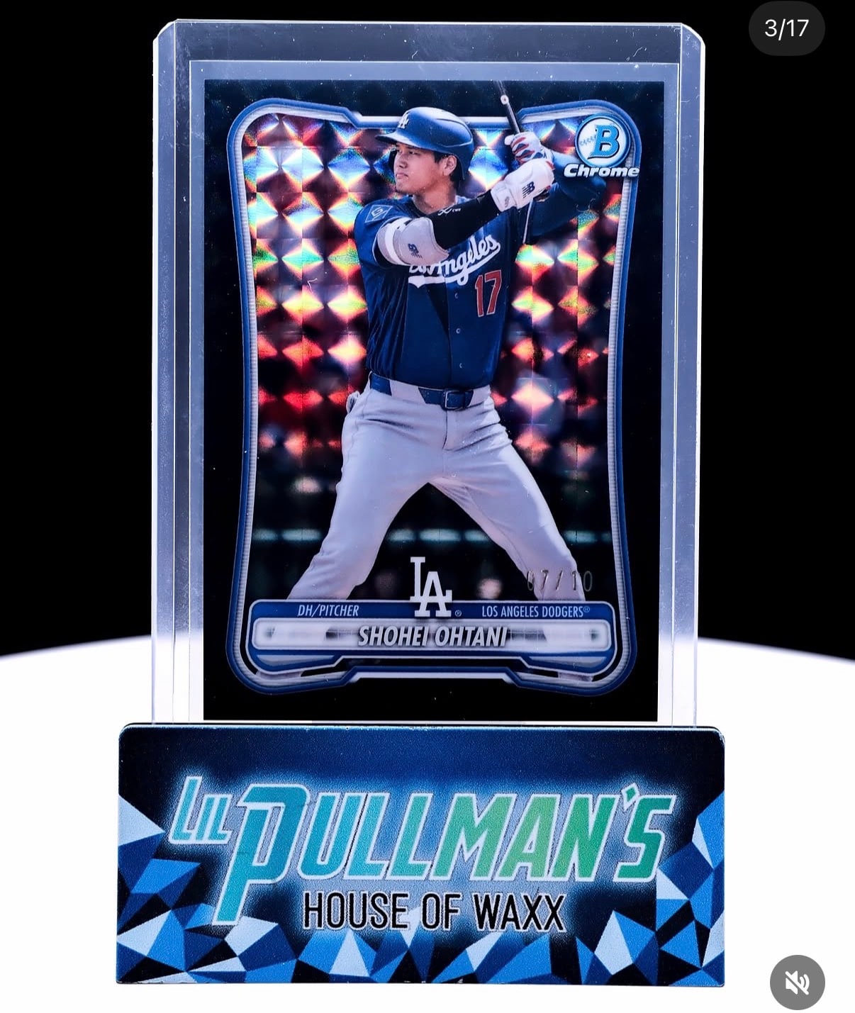 Shohei Ohtani Black Geometric serial 7 of 10