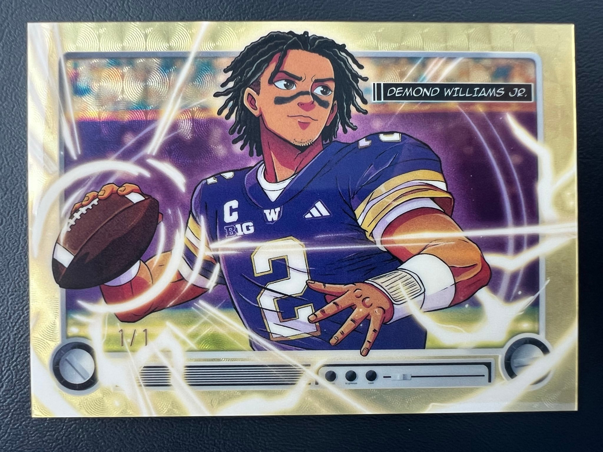 Demond Williams Jr. SuperFractor serial 1 of 1