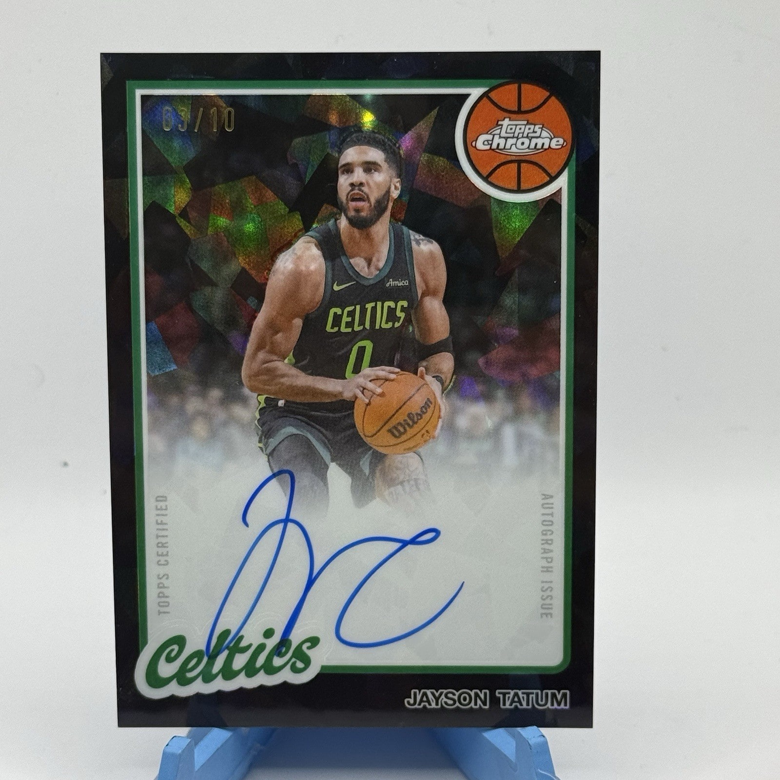 Jayson Tatum Black Sapphire serial 3 of 10