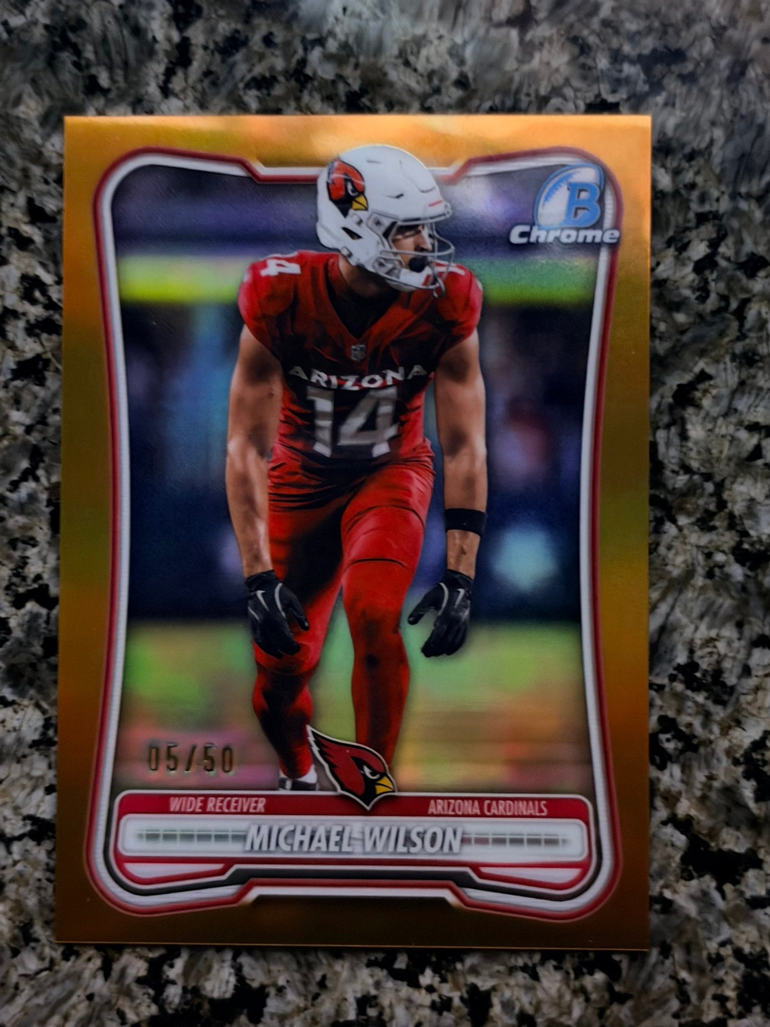 Michael Wilson Gold Refractor serial 5 of 50