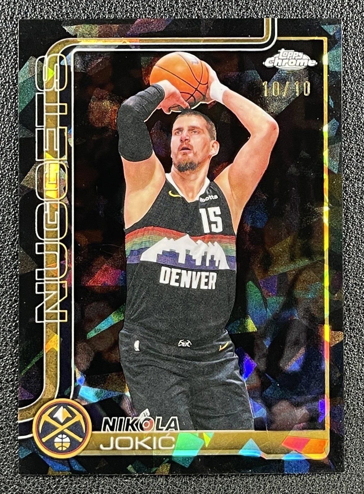 Nikola Jokić Black Sapphire serial 10 of 10