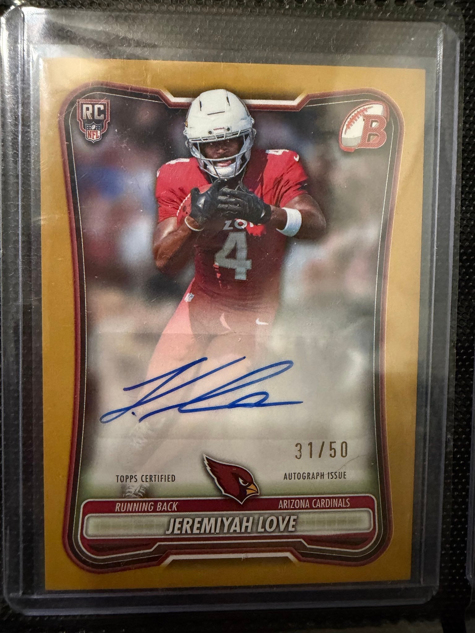 Jeremiyah Love Gold serial 31 of 50