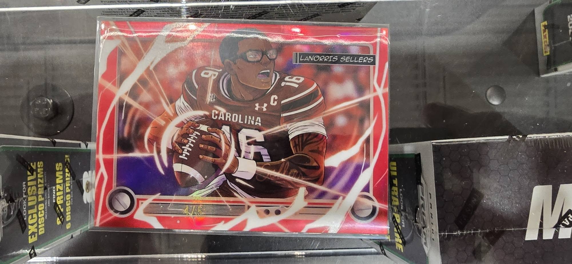 LaNorris Sellers Red Refractor serial 4 of 5