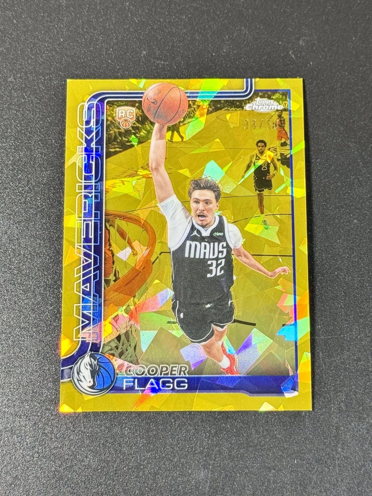 Cooper Flagg Gold Sapphire serial 38 of 50