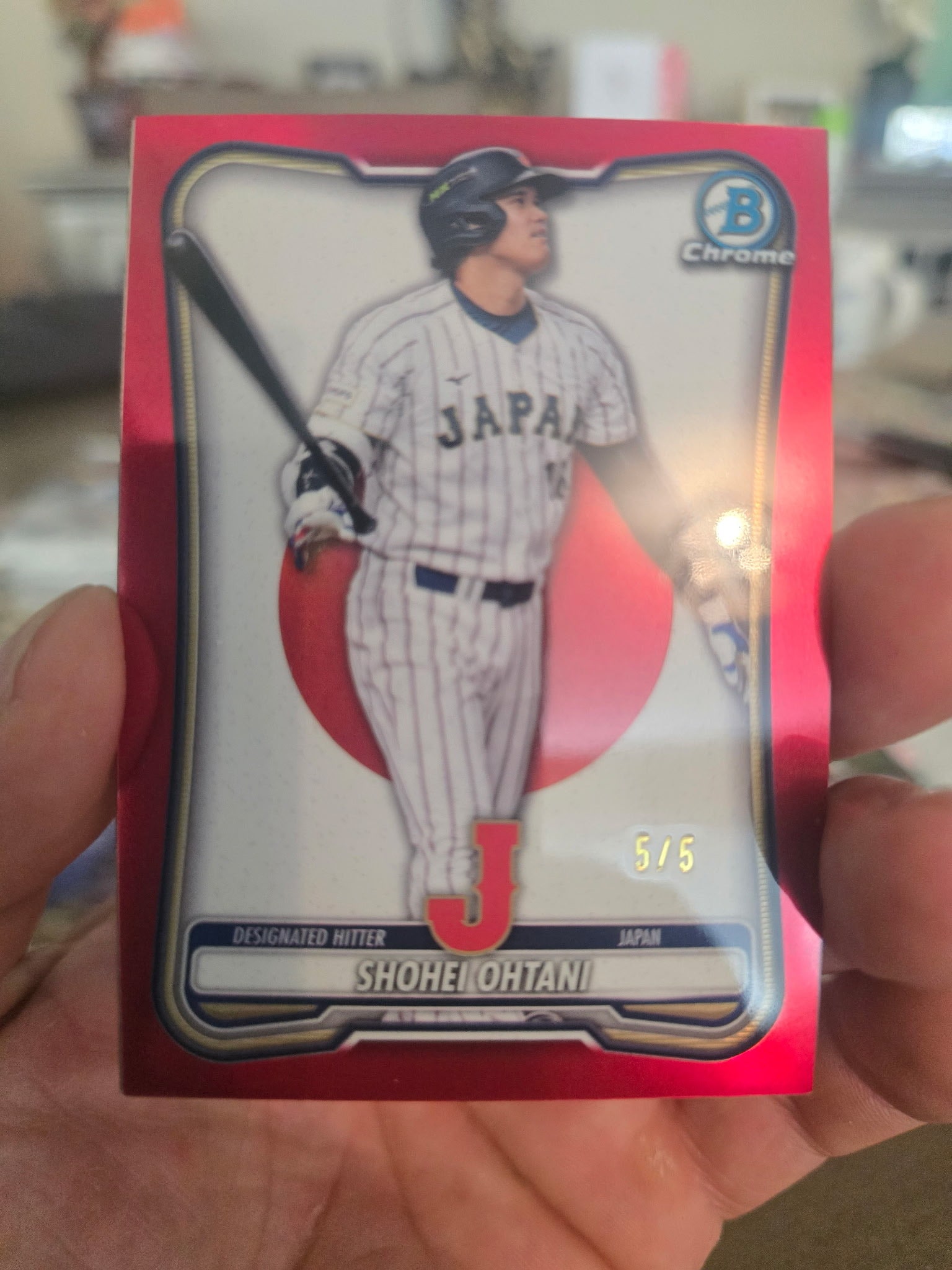 Shohei Ohtani Red serial 5 of 5