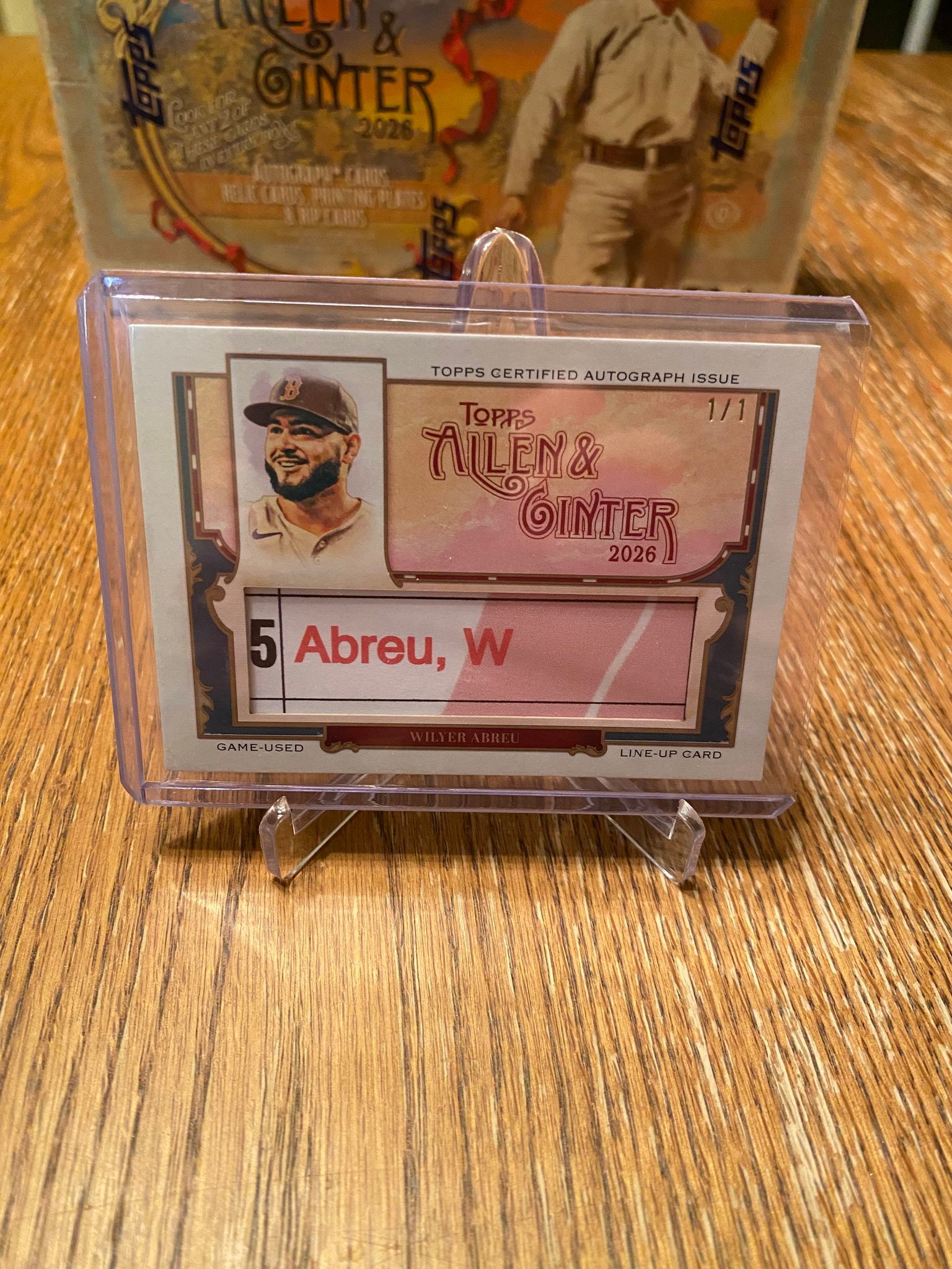 Wilyer Abreu Base serial 1 of 1
