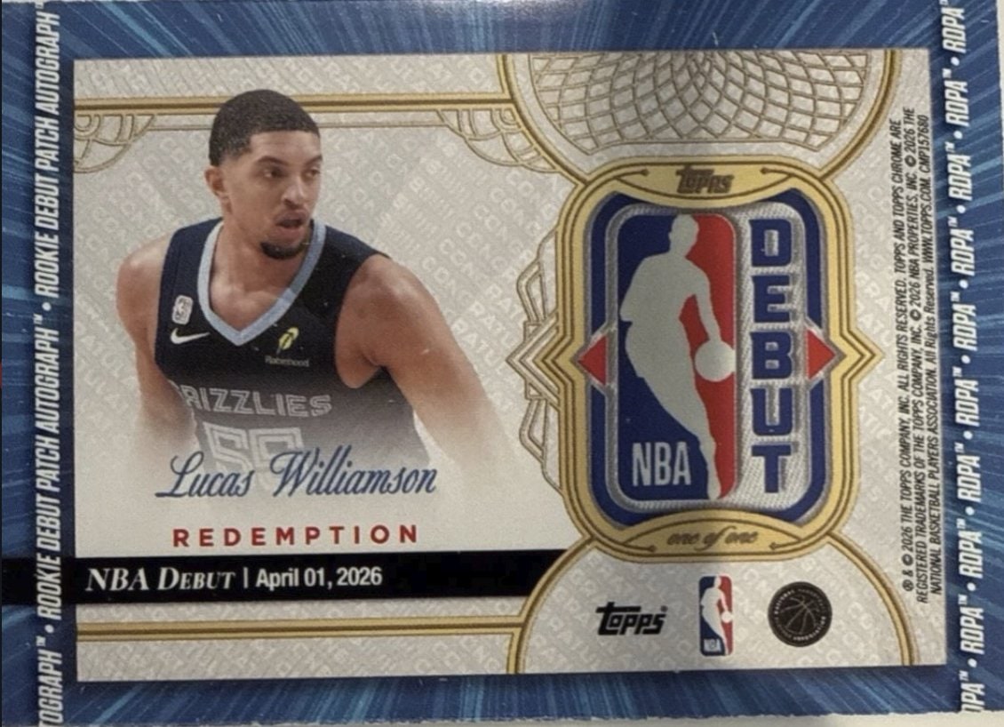 Lucas Williamson Base serial 1 of 1